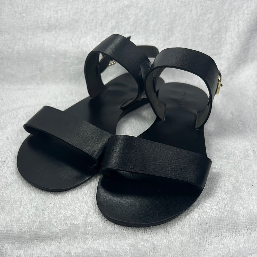 Old Navy ,Black Leather Women's Sandals